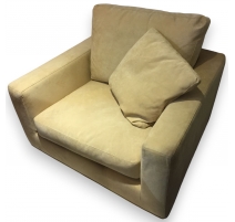 Fauteuil confortable en alcantara par ARKETIPO