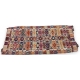 Tapis Kilim décor petits hexagones multicolor