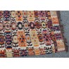 Tapis Kilim décor petits hexagones multicolor