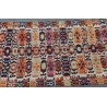 Tapis Kilim décor petits hexagones multicolor