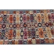 Tapis Kilim décor petits hexagones multicolor