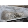 Red-painted tin-plated copper bath