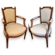 Pair of Louis XVI armchairs.