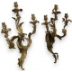 Pair of Louis XV sconces, 3 li