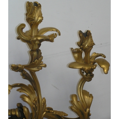 Pair of Louis XV wall lights. From  Moinat SA  - Antiques and home décor