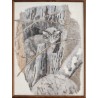 Lithographie "Chat sauvage" signée C. STERN 91