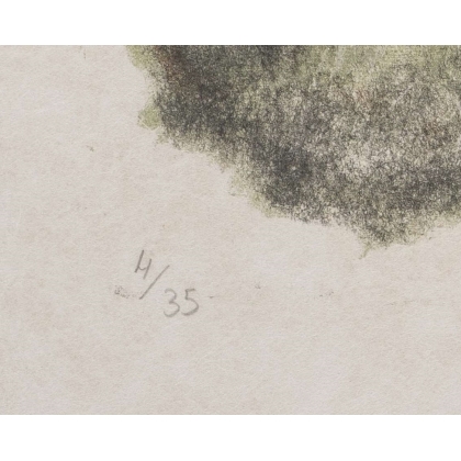 Lithographie "Renard" signée C. STERN 90
