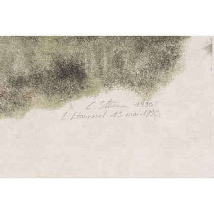 Lithographie "Renard" signée C. STERN 90