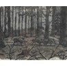 Lithographie "Sangliers" signée C. STERN 92