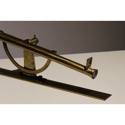Telescopic alidade by Develey the Younger in Lausanne