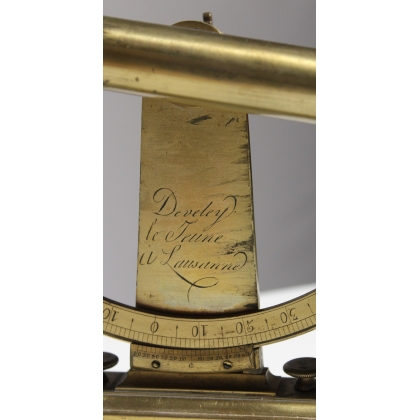 Telescopic alidade by Develey the Younger in Lausanne