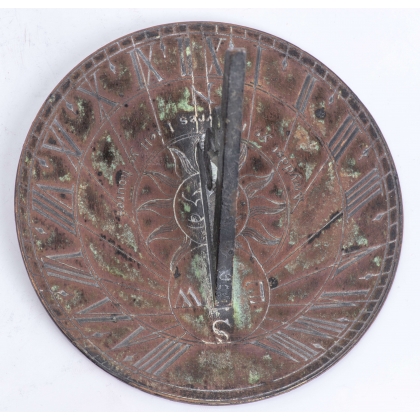 English copper sundial