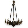 Lustre de style Empire à 8 feux