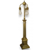 Lampe "Colonne" Empire.