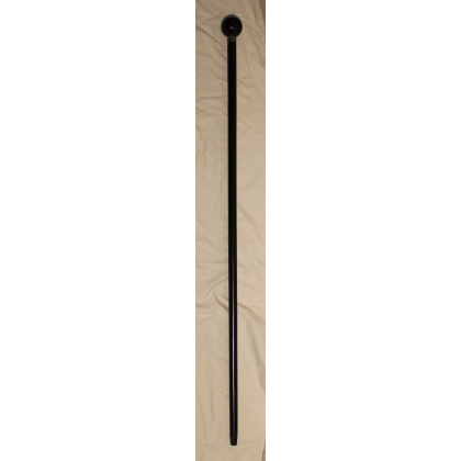 Cue with a '8' billiards ball pommel
