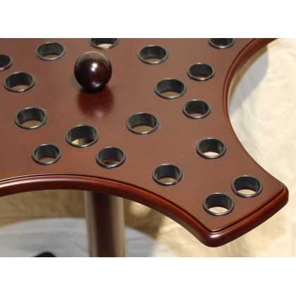 Cross-shaped rod holder for 32 rods