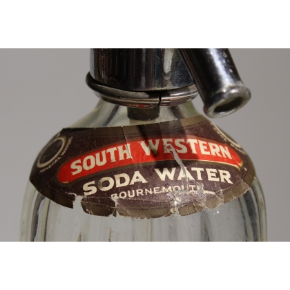SOUTH WESTERN glass siphon