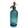PAUL THILLIER blue glass siphon