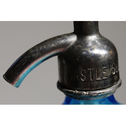 MURRAY'S blue glass siphon