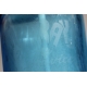 Siphon en verre bleu MURRAY'S