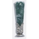 Sceau en agate verte et argent "RA"