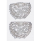 Boucle de ceinture Art Nouveau en argent 925