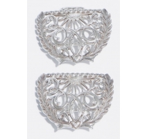 Boucle de ceinture Art Nouveau en argent 925