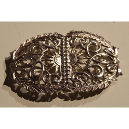 Boucle de ceinture Art Nouveau en argent 925