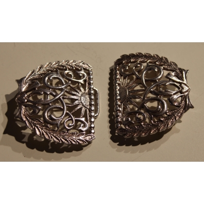 Boucle de ceinture Art Nouveau en argent 925