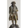 Bronze statue of Napoleon on a cast-iron plinth