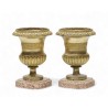 A pair of small, finely chiselled Medici vases