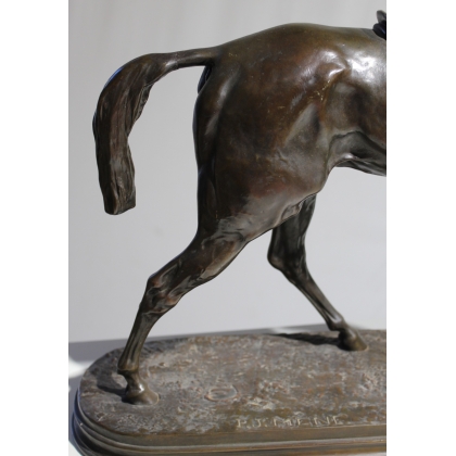 Bronze \"Etalon suivant les épreuves\" signé PJ MÈNE
