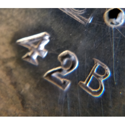 Coupelle ovale sur pied en argent par Georg JENSEN