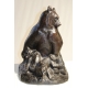 Bronze "Ourse et ses petits" signé GUYOT