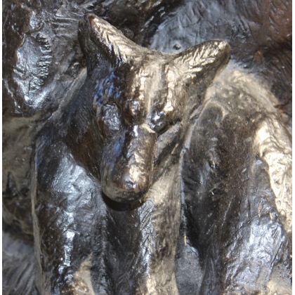 Bronze \"Ourse et ses petits\" signé GUYOT