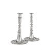 Paire de bougeoirs trompette