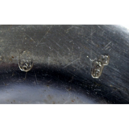 Paire de bougeoirs trompette