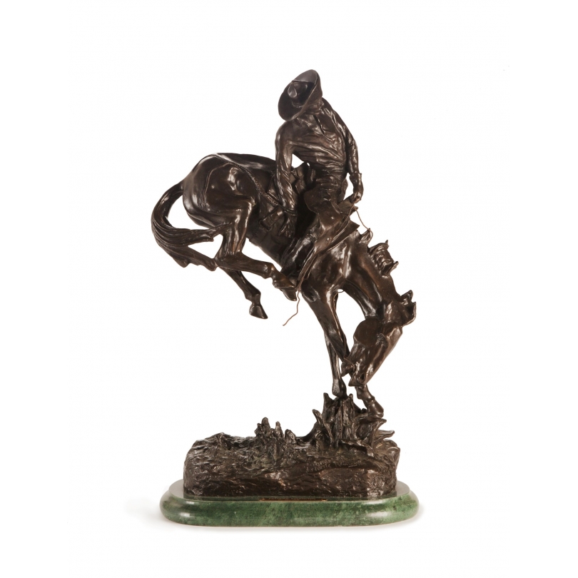 Bronze \"Outlaw\" d\'après REMINGTON