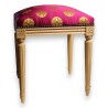 Tabouret style Louis XVI en hêtre brut