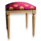 Tabouret style Louis XVI en hêtre brut