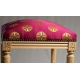 Tabouret style Louis XVI en hêtre brut