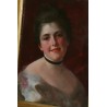 Paintings | Painting: ‘Portrait of a Woman’. Moinat SA  – Antiques and home décor