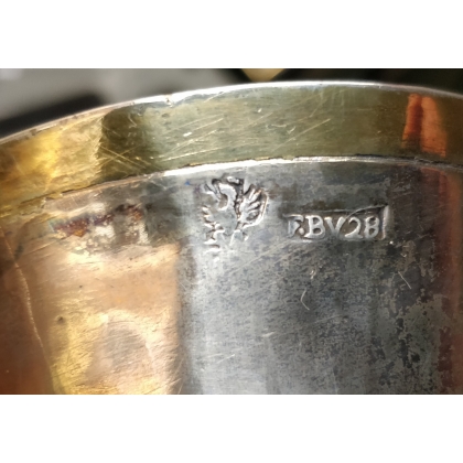  Ciboire en argent et bronze sur  Moinat SA  - Antiquités décoration