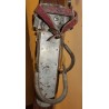 A pair of BADAN Kung Bore skis with poles