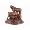 Bronze sculpture ‘Cow, Bull and Calf’