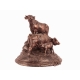 Bronze "Vache taureau et veau"
