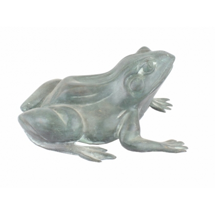 Grenouille en bronze
