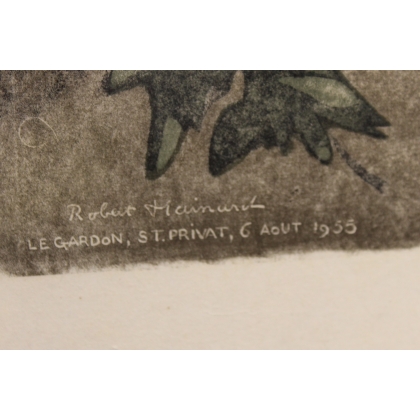 Gravure "Castor" signée Robert HAINARD