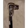 Long "Fido the Dog" shoehorn, silver-coloured