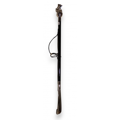 Chausse-pied long \"Grenouille\" argenté